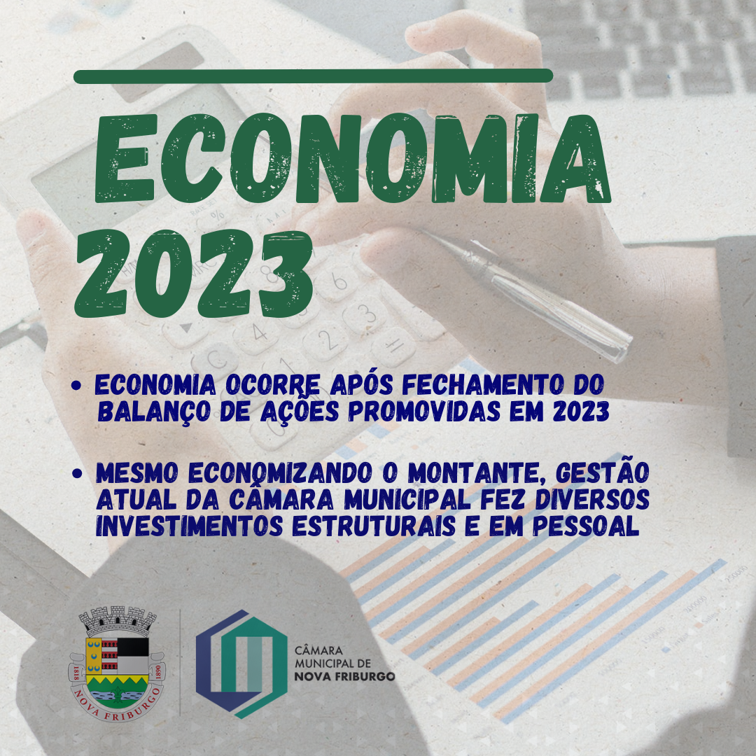 Câmara economiza quase 9 milhões de reais em 2023