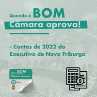 Câmara Municipal aprova contas de 2022 do Poder Executivo