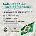 Câmara promove solenidade para a troca de bandeiras