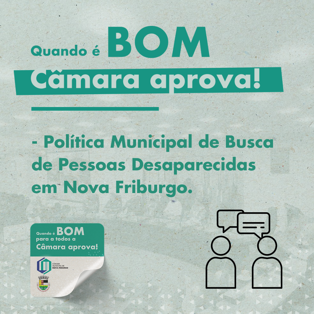 Nova Friburgo pode ganhar Política Municipal de Busca de Pessoas Desaparecidas