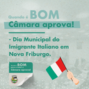 Nova Friburgo poderá ter o Dia Municipal do Imigrante Italiano