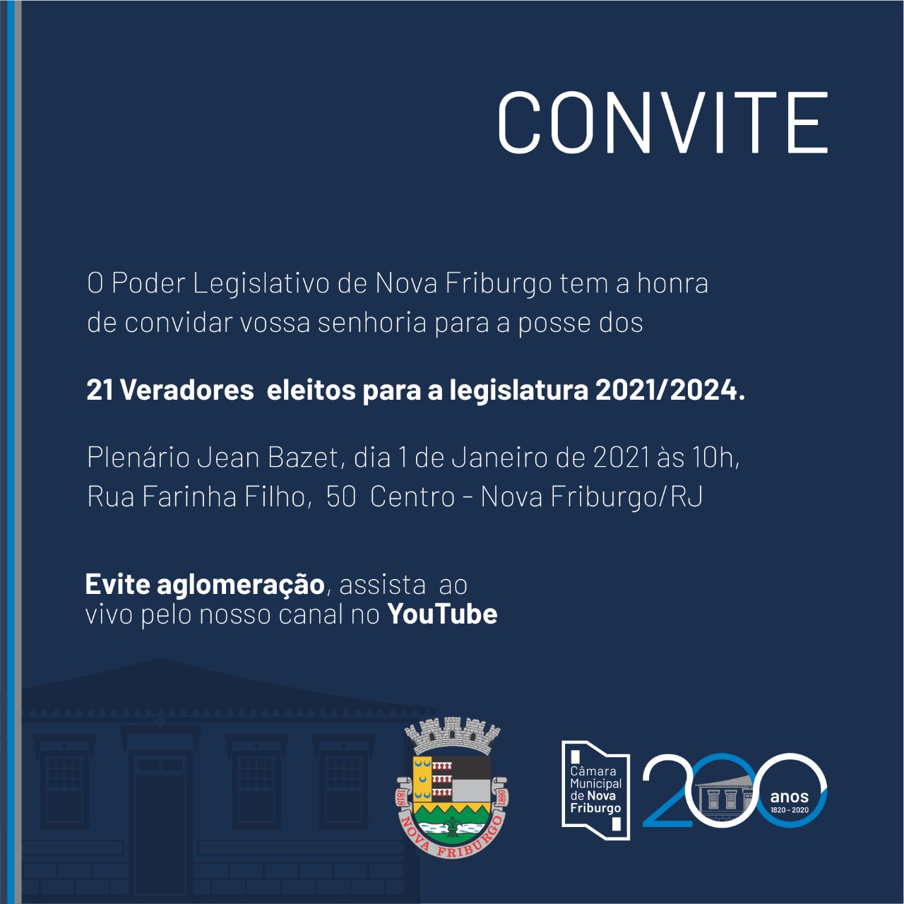 Posse 2021: Câmara empossa novo parlamento com restrições por causa pandemia